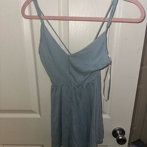 Light Blue Spaghetti Strap romper